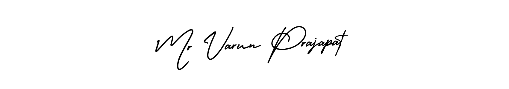 How to Draw Mr Varun Prajapat signature style? AmerikaSignatureDemo-Regular is a latest design signature styles for name Mr Varun Prajapat. Mr Varun Prajapat signature style 3 images and pictures png