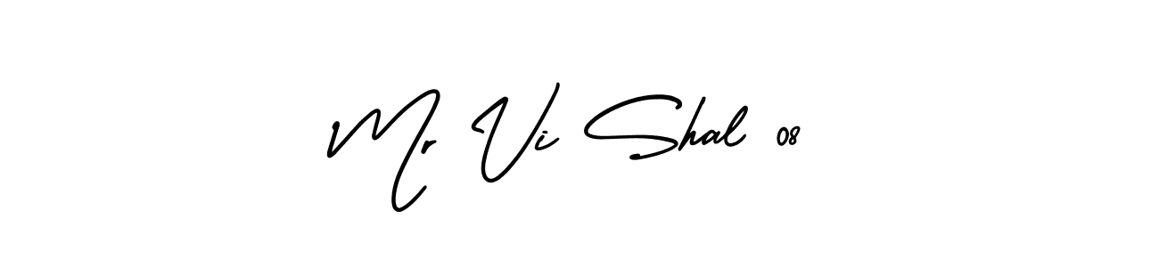 if you are searching for the best signature style for your name Mr Vi Shal 08. so please give up your signature search. here we have designed multiple signature styles  using AmerikaSignatureDemo-Regular. Mr Vi Shal 08 signature style 3 images and pictures png