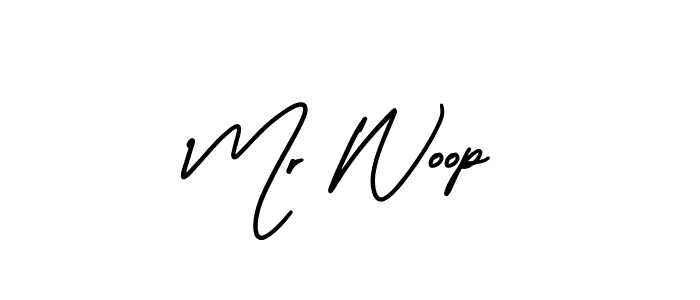 Check out images of Autograph of Mr Woop name. Actor Mr Woop Signature Style. AmerikaSignatureDemo-Regular is a professional sign style online. Mr Woop signature style 3 images and pictures png