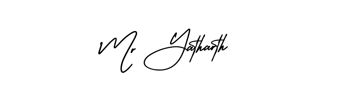 Make a beautiful signature design for name Mr Yatharth. Use this online signature maker to create a handwritten signature for free. Mr Yatharth signature style 3 images and pictures png