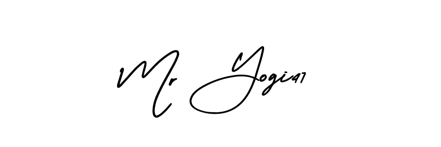 if you are searching for the best signature style for your name Mr Yogi47. so please give up your signature search. here we have designed multiple signature styles  using AmerikaSignatureDemo-Regular. Mr Yogi47 signature style 3 images and pictures png