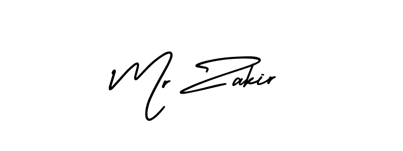 Use a signature maker to create a handwritten signature online. With this signature software, you can design (AmerikaSignatureDemo-Regular) your own signature for name Mr Zakir. Mr Zakir signature style 3 images and pictures png