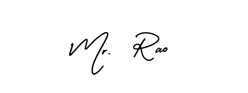 AmerikaSignatureDemo-Regular is a professional signature style that is perfect for those who want to add a touch of class to their signature. It is also a great choice for those who want to make their signature more unique. Get Mr.  Rao name to fancy signature for free. Mr.  Rao signature style 3 images and pictures png