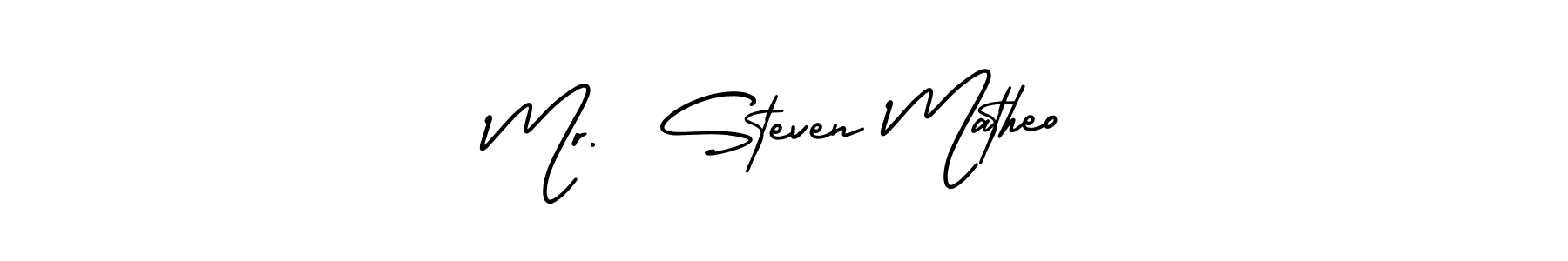 Best and Professional Signature Style for Mr.  Steven Matheo. AmerikaSignatureDemo-Regular Best Signature Style Collection. Mr.  Steven Matheo signature style 3 images and pictures png