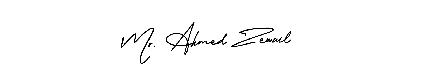 Design your own signature with our free online signature maker. With this signature software, you can create a handwritten (AmerikaSignatureDemo-Regular) signature for name Mr. Ahmed Zewail. Mr. Ahmed Zewail signature style 3 images and pictures png