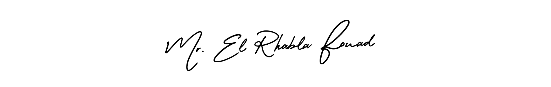 Also we have Mr. El Rhabla Fouad name is the best signature style. Create professional handwritten signature collection using AmerikaSignatureDemo-Regular autograph style. Mr. El Rhabla Fouad signature style 3 images and pictures png
