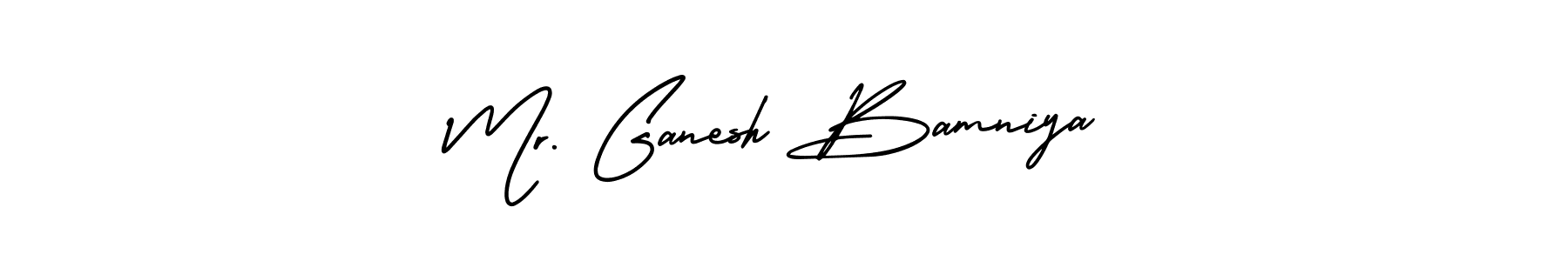 Also we have Mr. Ganesh Bamniya name is the best signature style. Create professional handwritten signature collection using AmerikaSignatureDemo-Regular autograph style. Mr. Ganesh Bamniya signature style 3 images and pictures png