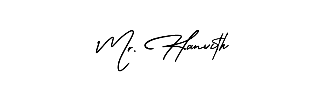 Make a beautiful signature design for name Mr. Hanvith. Use this online signature maker to create a handwritten signature for free. Mr. Hanvith signature style 3 images and pictures png