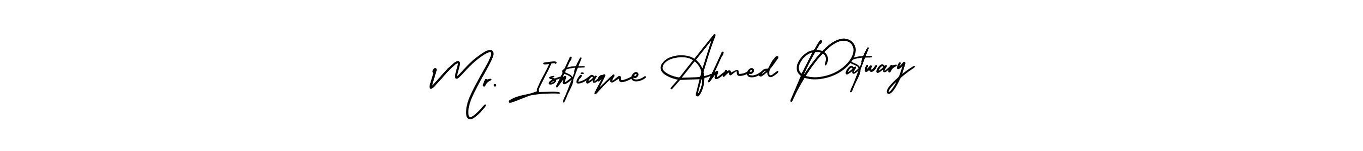 Create a beautiful signature design for name Mr. Ishtiaque Ahmed Patwary. With this signature (AmerikaSignatureDemo-Regular) fonts, you can make a handwritten signature for free. Mr. Ishtiaque Ahmed Patwary signature style 3 images and pictures png