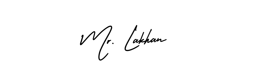 AmerikaSignatureDemo-Regular is a professional signature style that is perfect for those who want to add a touch of class to their signature. It is also a great choice for those who want to make their signature more unique. Get Mr. Lakhan name to fancy signature for free. Mr. Lakhan signature style 3 images and pictures png
