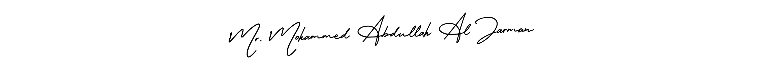 How to make Mr. Mohammed Abdullah Al Jarman name signature. Use AmerikaSignatureDemo-Regular style for creating short signs online. This is the latest handwritten sign. Mr. Mohammed Abdullah Al Jarman signature style 3 images and pictures png