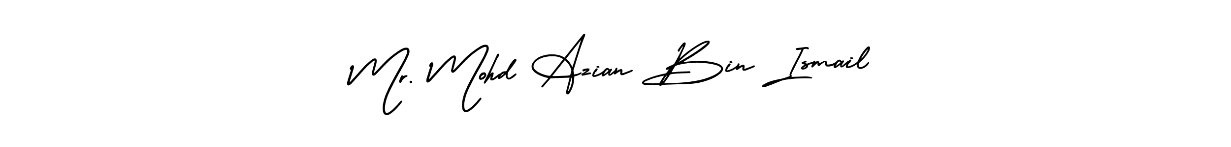Also we have Mr. Mohd Azian Bin Ismail name is the best signature style. Create professional handwritten signature collection using AmerikaSignatureDemo-Regular autograph style. Mr. Mohd Azian Bin Ismail signature style 3 images and pictures png
