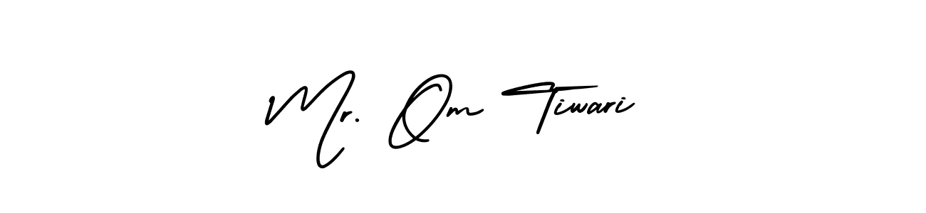 Make a beautiful signature design for name Mr. Om Tiwari. With this signature (AmerikaSignatureDemo-Regular) style, you can create a handwritten signature for free. Mr. Om Tiwari signature style 3 images and pictures png