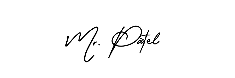 Make a beautiful signature design for name Mr. Patel. With this signature (AmerikaSignatureDemo-Regular) style, you can create a handwritten signature for free. Mr. Patel signature style 3 images and pictures png