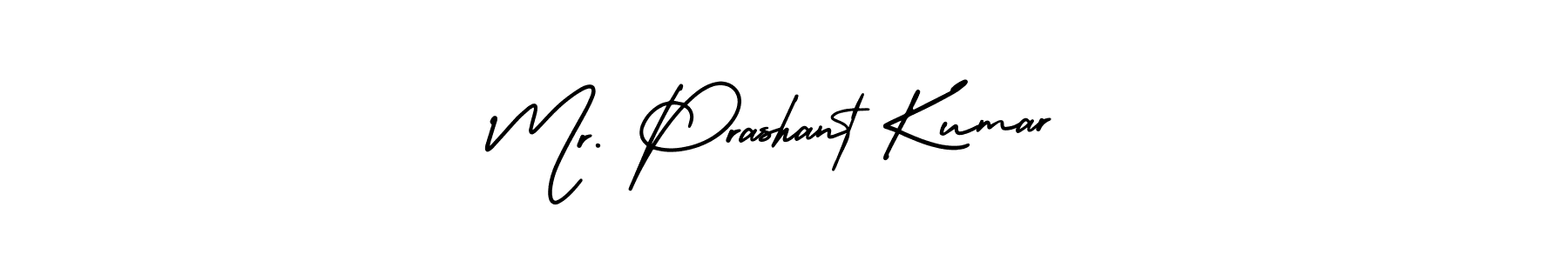 How to make Mr. Prashant Kumar name signature. Use AmerikaSignatureDemo-Regular style for creating short signs online. This is the latest handwritten sign. Mr. Prashant Kumar signature style 3 images and pictures png