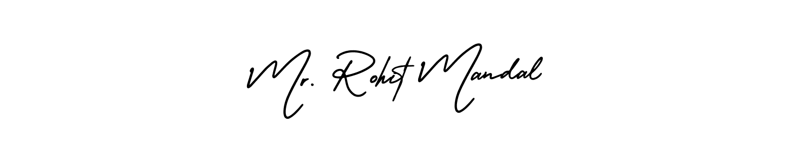 It looks lik you need a new signature style for name Mr. Rohit Mandal. Design unique handwritten (AmerikaSignatureDemo-Regular) signature with our free signature maker in just a few clicks. Mr. Rohit Mandal signature style 3 images and pictures png