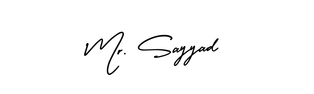 AmerikaSignatureDemo-Regular is a professional signature style that is perfect for those who want to add a touch of class to their signature. It is also a great choice for those who want to make their signature more unique. Get Mr. Sayyad name to fancy signature for free. Mr. Sayyad signature style 3 images and pictures png