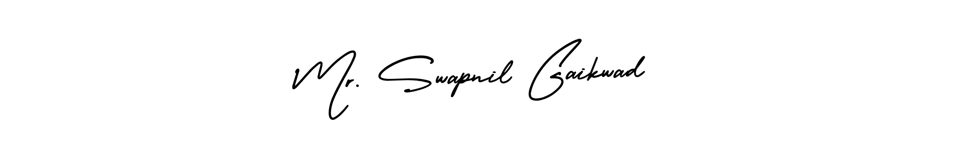 You can use this online signature creator to create a handwritten signature for the name Mr. Swapnil Gaikwad. This is the best online autograph maker. Mr. Swapnil Gaikwad signature style 3 images and pictures png