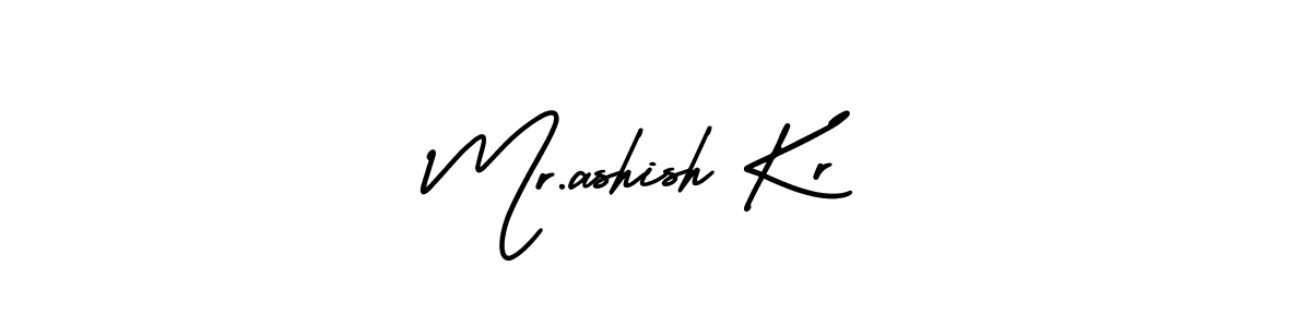 Also we have Mr.ashish Kr name is the best signature style. Create professional handwritten signature collection using AmerikaSignatureDemo-Regular autograph style. Mr.ashish Kr signature style 3 images and pictures png