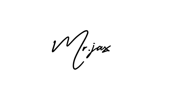 if you are searching for the best signature style for your name Mr.jax. so please give up your signature search. here we have designed multiple signature styles  using AmerikaSignatureDemo-Regular. Mr.jax signature style 3 images and pictures png