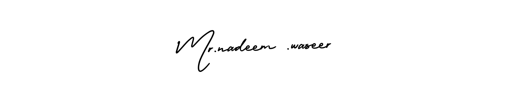 Make a beautiful signature design for name Mr.nadeem .waseer. Use this online signature maker to create a handwritten signature for free. Mr.nadeem .waseer signature style 3 images and pictures png