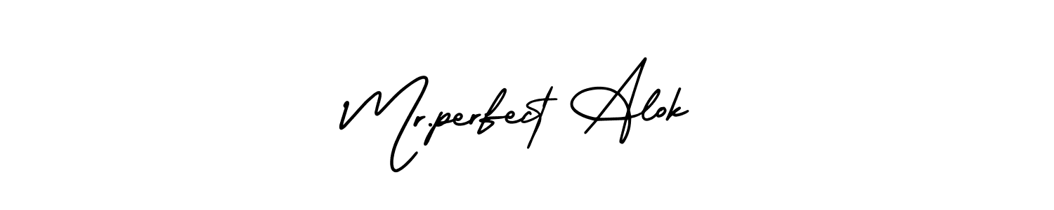 Make a beautiful signature design for name Mr.perfect Alok. Use this online signature maker to create a handwritten signature for free. Mr.perfect Alok signature style 3 images and pictures png