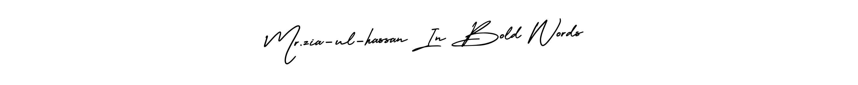 Make a beautiful signature design for name Mr.zia-ul-hassan In Bold Words. Use this online signature maker to create a handwritten signature for free. Mr.zia-ul-hassan In Bold Words signature style 3 images and pictures png