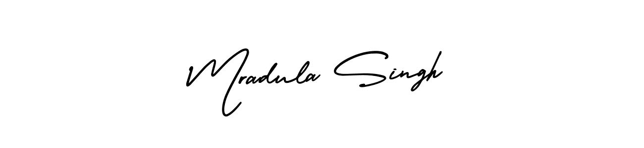 It looks lik you need a new signature style for name Mradula Singh. Design unique handwritten (AmerikaSignatureDemo-Regular) signature with our free signature maker in just a few clicks. Mradula Singh signature style 3 images and pictures png