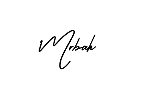 if you are searching for the best signature style for your name Mrbah. so please give up your signature search. here we have designed multiple signature styles  using AmerikaSignatureDemo-Regular. Mrbah signature style 3 images and pictures png