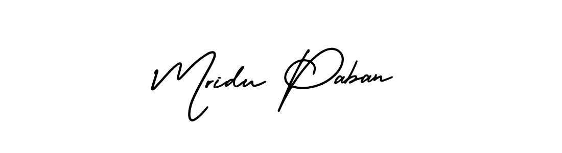 Similarly AmerikaSignatureDemo-Regular is the best handwritten signature design. Signature creator online .You can use it as an online autograph creator for name Mridu Paban. Mridu Paban signature style 3 images and pictures png