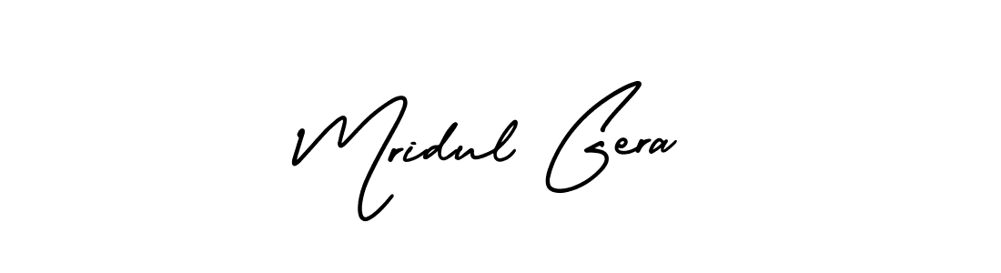 Create a beautiful signature design for name Mridul Gera. With this signature (AmerikaSignatureDemo-Regular) fonts, you can make a handwritten signature for free. Mridul Gera signature style 3 images and pictures png