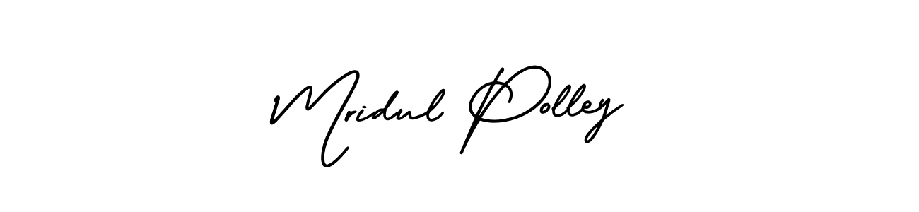 AmerikaSignatureDemo-Regular is a professional signature style that is perfect for those who want to add a touch of class to their signature. It is also a great choice for those who want to make their signature more unique. Get Mridul Polley name to fancy signature for free. Mridul Polley signature style 3 images and pictures png