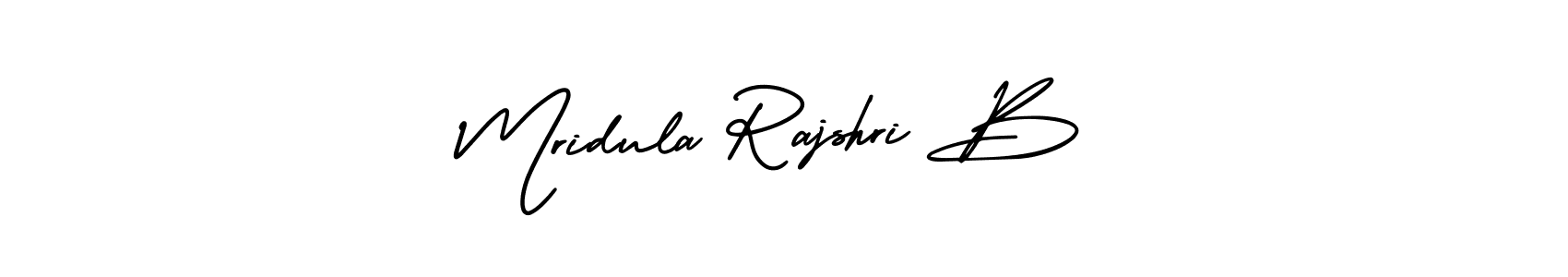 See photos of Mridula Rajshri B official signature by Spectra . Check more albums & portfolios. Read reviews & check more about AmerikaSignatureDemo-Regular font. Mridula Rajshri B signature style 3 images and pictures png