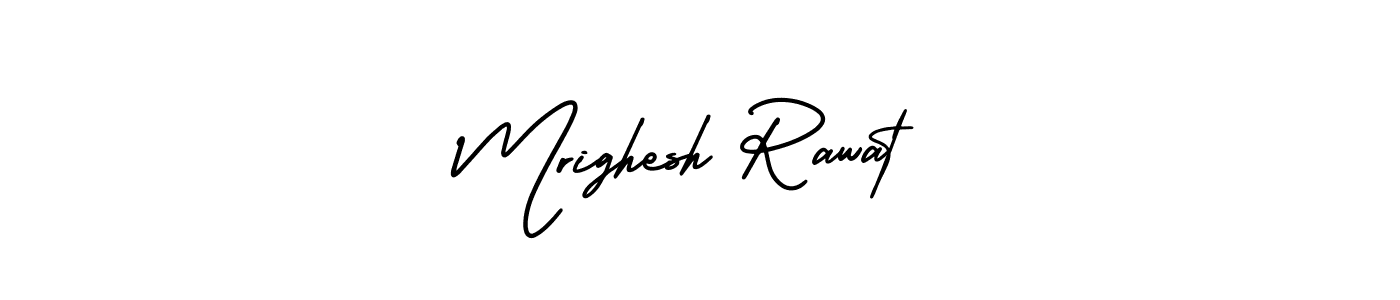 if you are searching for the best signature style for your name Mrighesh Rawat. so please give up your signature search. here we have designed multiple signature styles  using AmerikaSignatureDemo-Regular. Mrighesh Rawat signature style 3 images and pictures png