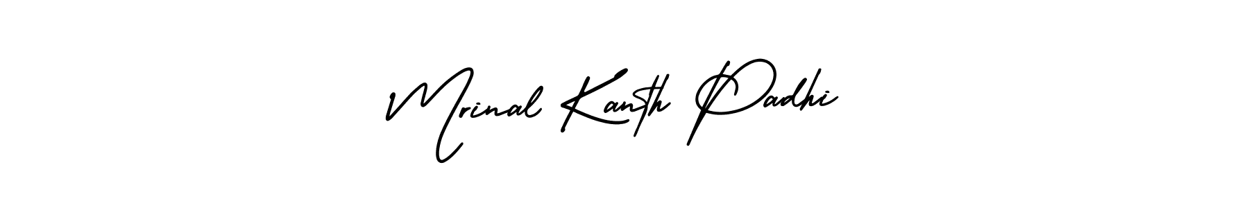 Similarly AmerikaSignatureDemo-Regular is the best handwritten signature design. Signature creator online .You can use it as an online autograph creator for name Mrinal Kanth Padhi. Mrinal Kanth Padhi signature style 3 images and pictures png