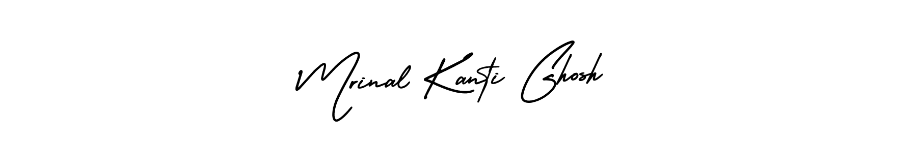 Design your own signature with our free online signature maker. With this signature software, you can create a handwritten (AmerikaSignatureDemo-Regular) signature for name Mrinal Kanti Ghosh. Mrinal Kanti Ghosh signature style 3 images and pictures png