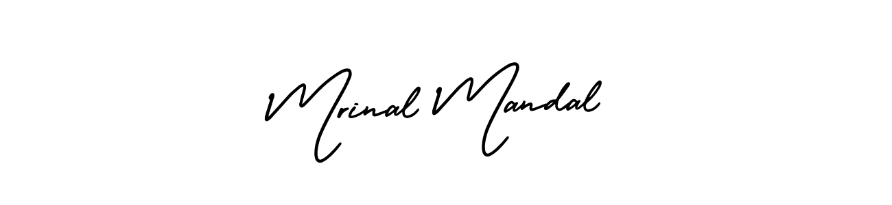 How to Draw Mrinal Mandal signature style? AmerikaSignatureDemo-Regular is a latest design signature styles for name Mrinal Mandal. Mrinal Mandal signature style 3 images and pictures png