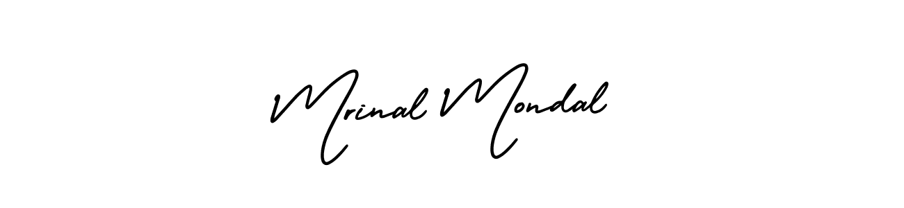 AmerikaSignatureDemo-Regular is a professional signature style that is perfect for those who want to add a touch of class to their signature. It is also a great choice for those who want to make their signature more unique. Get Mrinal Mondal name to fancy signature for free. Mrinal Mondal signature style 3 images and pictures png