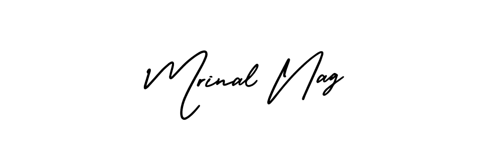 Best and Professional Signature Style for Mrinal Nag. AmerikaSignatureDemo-Regular Best Signature Style Collection. Mrinal Nag signature style 3 images and pictures png