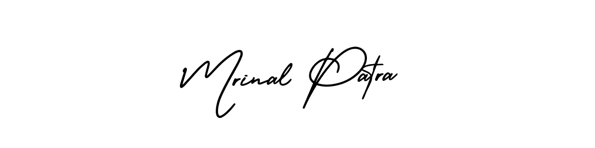 Similarly AmerikaSignatureDemo-Regular is the best handwritten signature design. Signature creator online .You can use it as an online autograph creator for name Mrinal Patra. Mrinal Patra signature style 3 images and pictures png