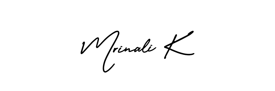 Similarly AmerikaSignatureDemo-Regular is the best handwritten signature design. Signature creator online .You can use it as an online autograph creator for name Mrinali K. Mrinali K signature style 3 images and pictures png