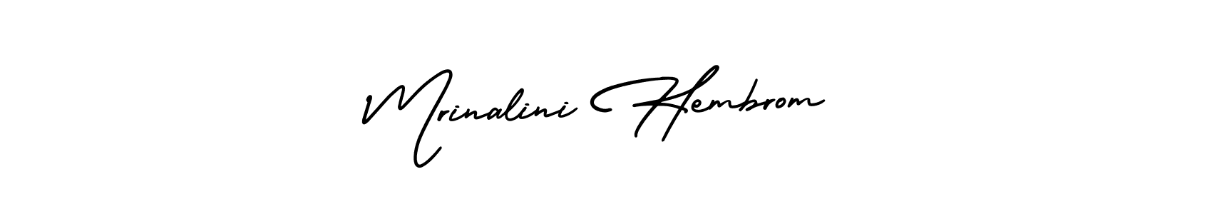 You can use this online signature creator to create a handwritten signature for the name Mrinalini Hembrom. This is the best online autograph maker. Mrinalini Hembrom signature style 3 images and pictures png