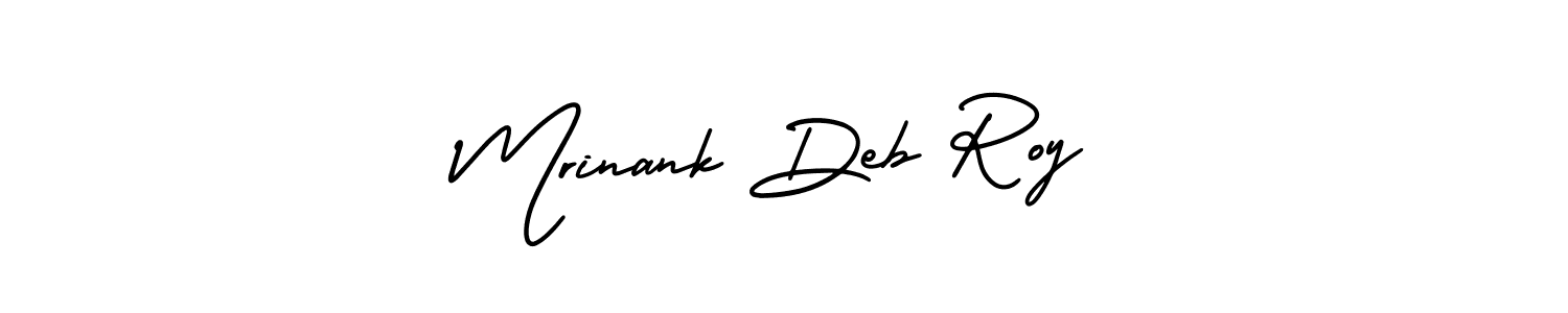 Make a short Mrinank Deb Roy signature style. Manage your documents anywhere anytime using AmerikaSignatureDemo-Regular. Create and add eSignatures, submit forms, share and send files easily. Mrinank Deb Roy signature style 3 images and pictures png