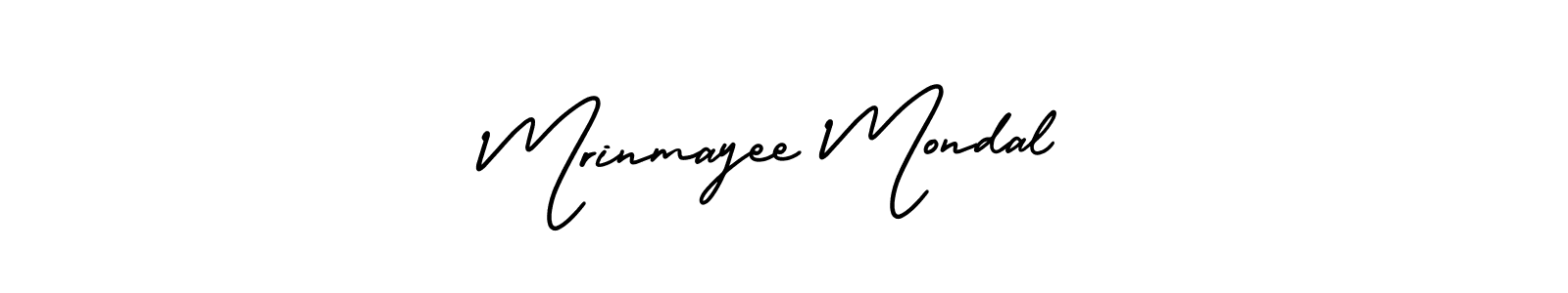 Create a beautiful signature design for name Mrinmayee Mondal. With this signature (AmerikaSignatureDemo-Regular) fonts, you can make a handwritten signature for free. Mrinmayee Mondal signature style 3 images and pictures png