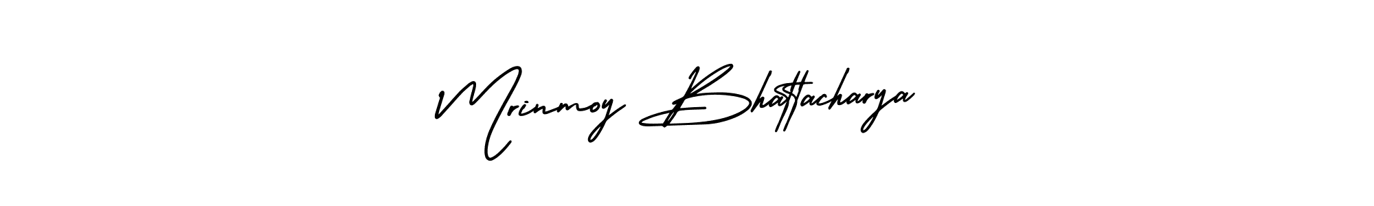 This is the best signature style for the Mrinmoy Bhattacharya name. Also you like these signature font (AmerikaSignatureDemo-Regular). Mix name signature. Mrinmoy Bhattacharya signature style 3 images and pictures png