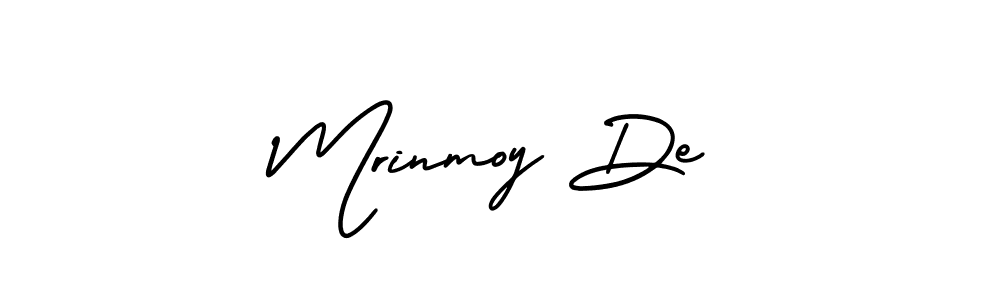 Create a beautiful signature design for name Mrinmoy De. With this signature (AmerikaSignatureDemo-Regular) fonts, you can make a handwritten signature for free. Mrinmoy De signature style 3 images and pictures png
