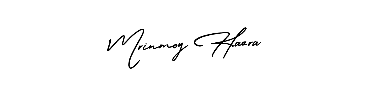 It looks lik you need a new signature style for name Mrinmoy Hazra. Design unique handwritten (AmerikaSignatureDemo-Regular) signature with our free signature maker in just a few clicks. Mrinmoy Hazra signature style 3 images and pictures png