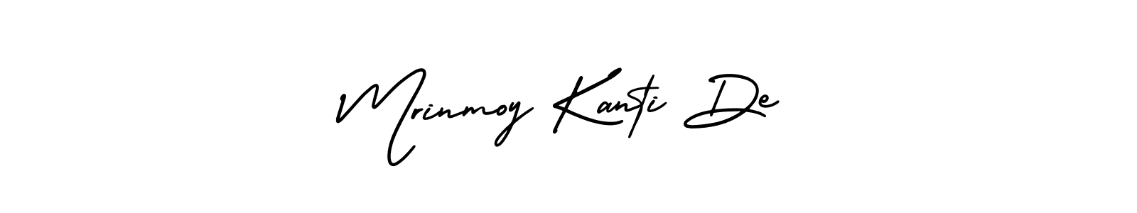 Create a beautiful signature design for name Mrinmoy Kanti De. With this signature (AmerikaSignatureDemo-Regular) fonts, you can make a handwritten signature for free. Mrinmoy Kanti De signature style 3 images and pictures png