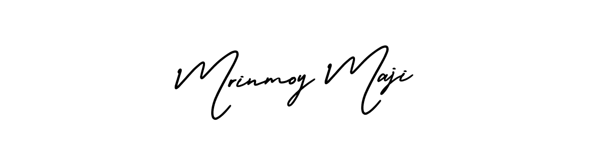 You should practise on your own different ways (AmerikaSignatureDemo-Regular) to write your name (Mrinmoy Maji) in signature. don't let someone else do it for you. Mrinmoy Maji signature style 3 images and pictures png