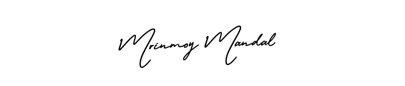 Make a beautiful signature design for name Mrinmoy Mandal. With this signature (AmerikaSignatureDemo-Regular) style, you can create a handwritten signature for free. Mrinmoy Mandal signature style 3 images and pictures png